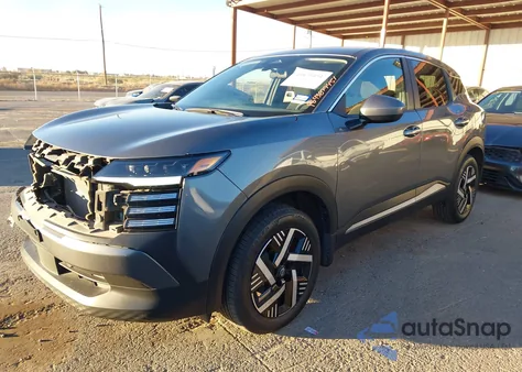 2025 Nissan Kicks Sv Fwd из США, поврежденный, VIN 3N8AP6CA5SL382270